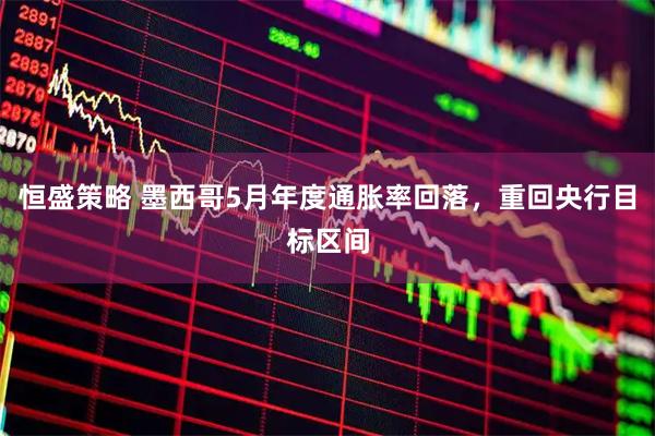 恒盛策略 墨西哥5月年度通胀率回落，重回央行目标区间